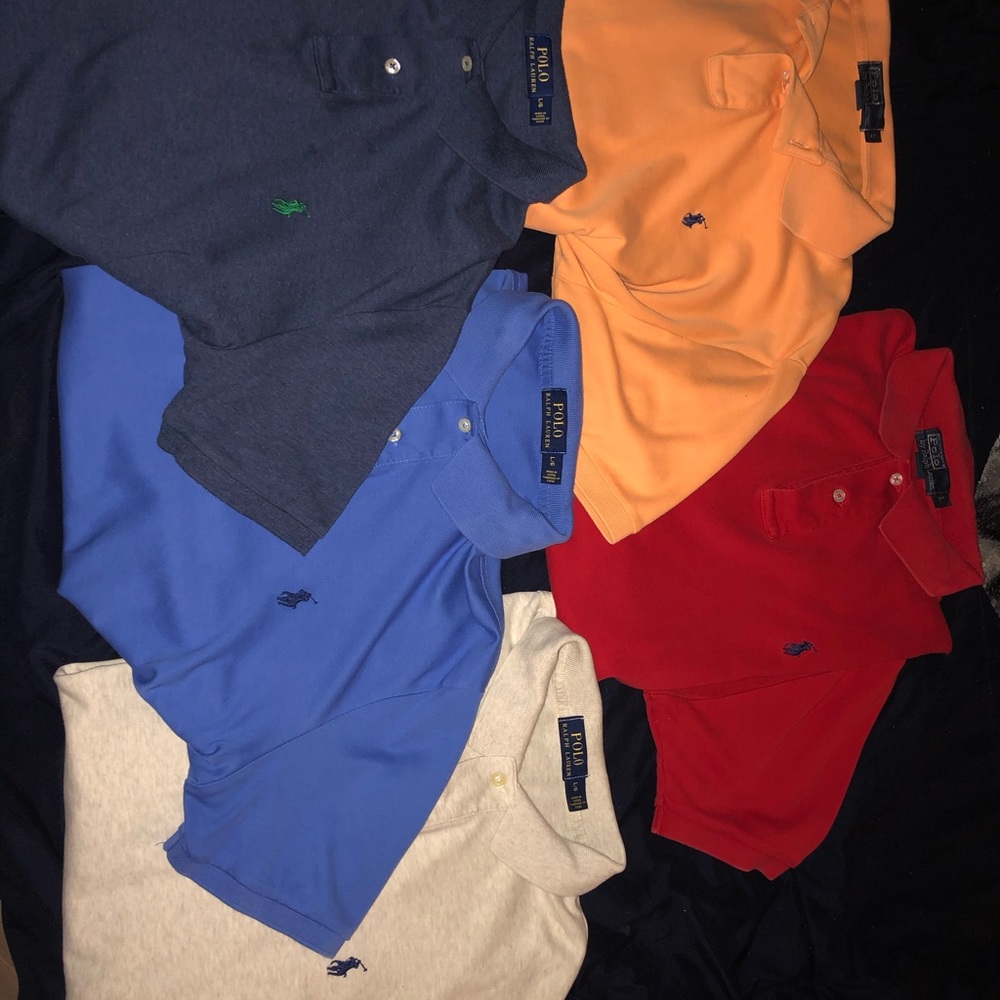 5 Polo Shirts Bundle